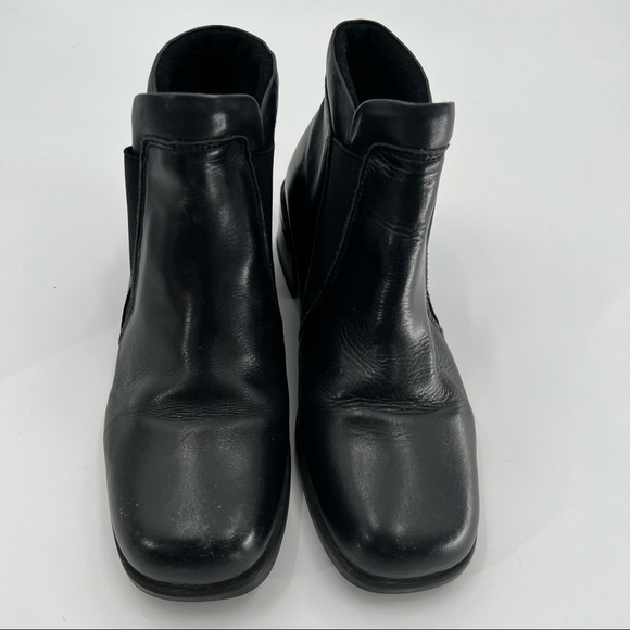 Spring Step black leather boots shoes size 6 - Picture 9 of 10